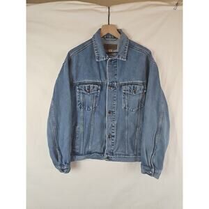 Port Authority Denim‎ Jacket Crysler Jeep West Motorco Automobilia Size M
